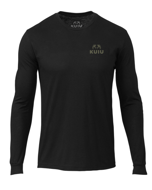 KUIU Logo Long Sleeve T-Shirt | Black