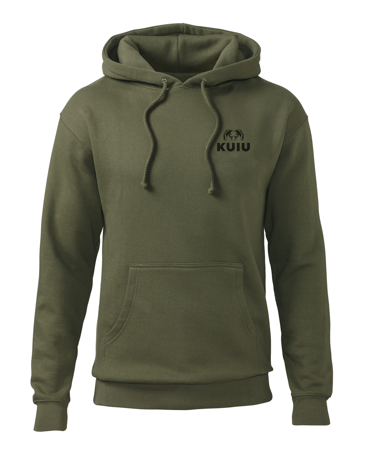 KUIU Topo Back Logo Hoodie | Charcoal