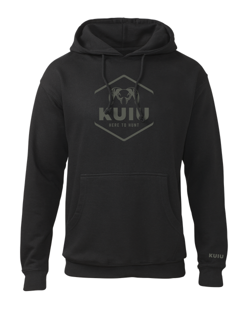 Outlet KUIU Stacked Here to Hunt Hoodie | Black
