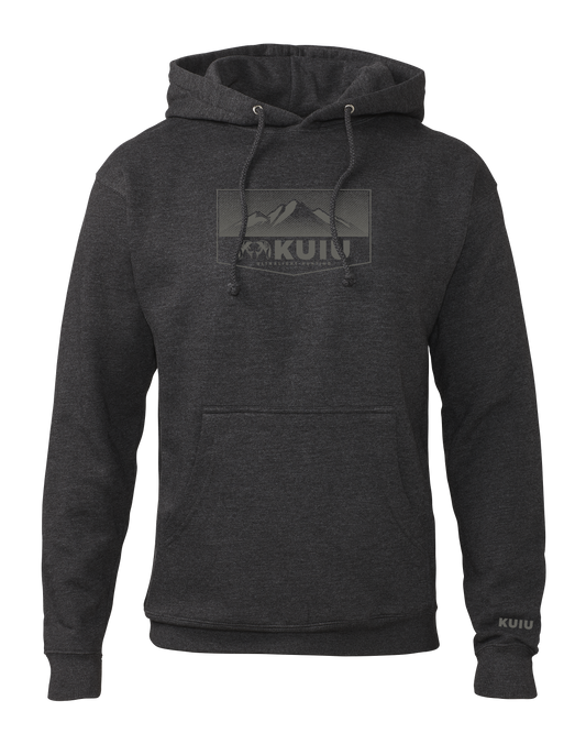 KUIU Ultralight Mountain Logo Hoodie | Charcoal