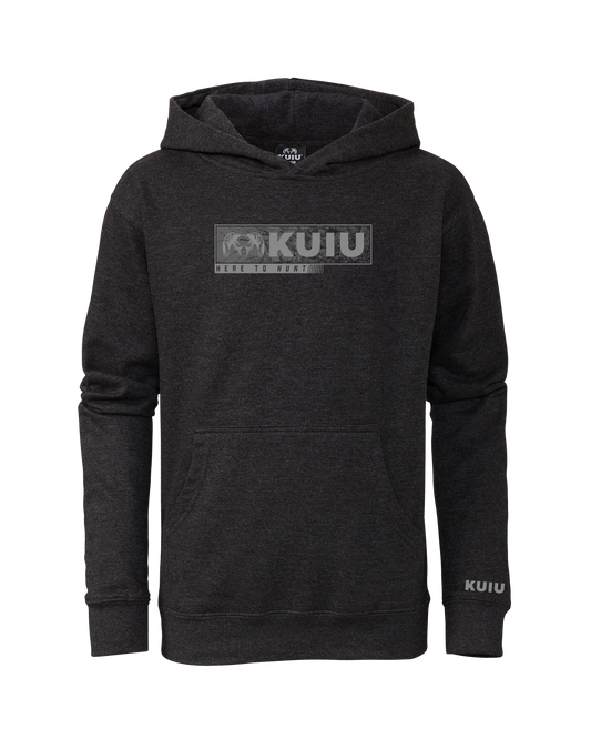 Youth Here to Hunt Gritstone Hoodie | Charcoal