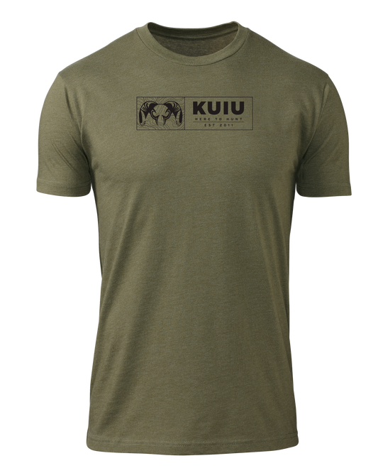 KUIU Topo Block T-Shirt | Military Green