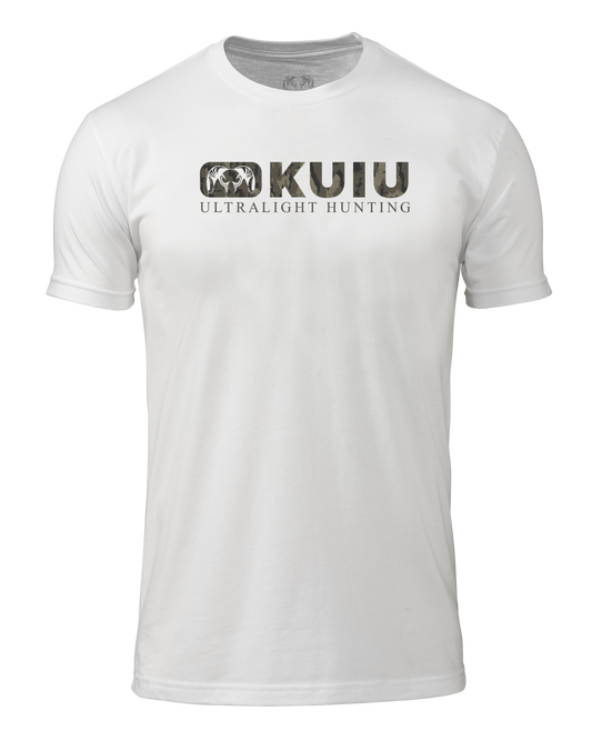 KUIU Veros Block Logo T-Shirt | White