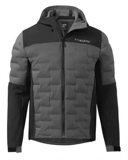 Axis Thermal Hybrid Hooded Jacket | Ash