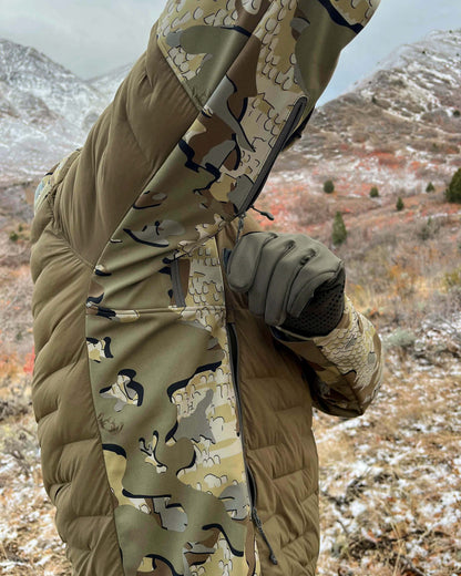 Axis Thermal Hybrid Hooded Jacket | Ash