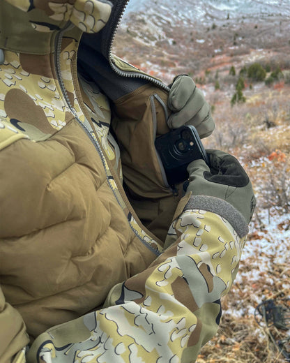 Axis Thermal Hybrid Hooded Jacket | Ash