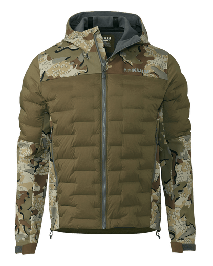 Axis Thermal Hybrid Hooded Jacket | Ash