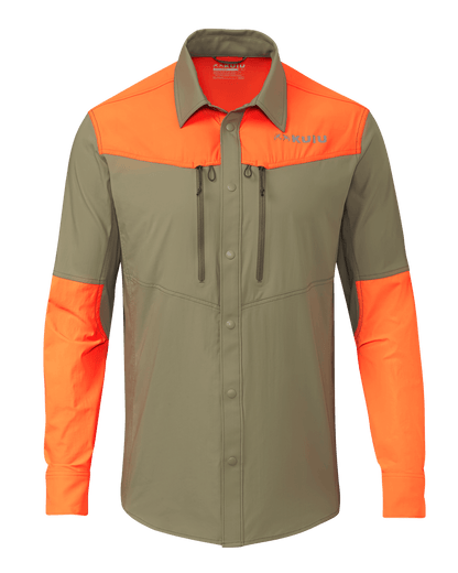 Upland Sporter Shirt | Major Brown/Blaze Orange