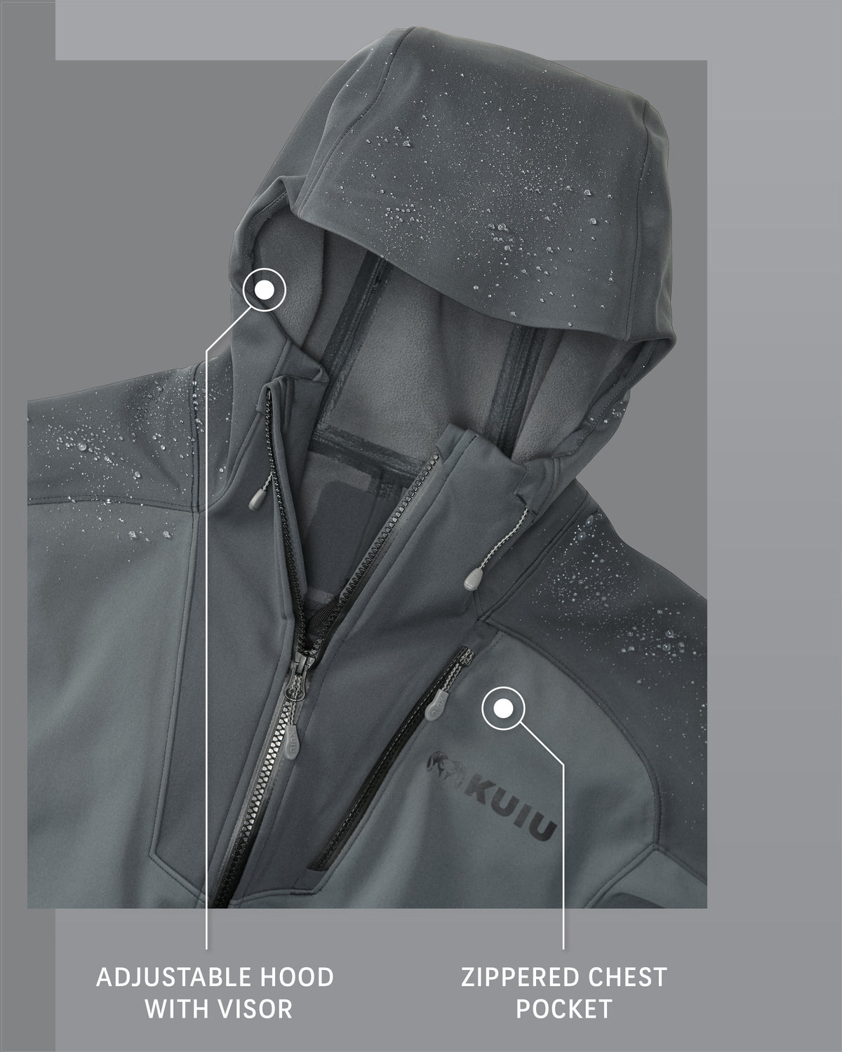 Axis Hybrid Hooded Jacket | Verde