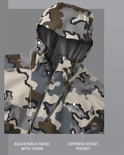 Axis Hybrid Hooded Jacket | Verde