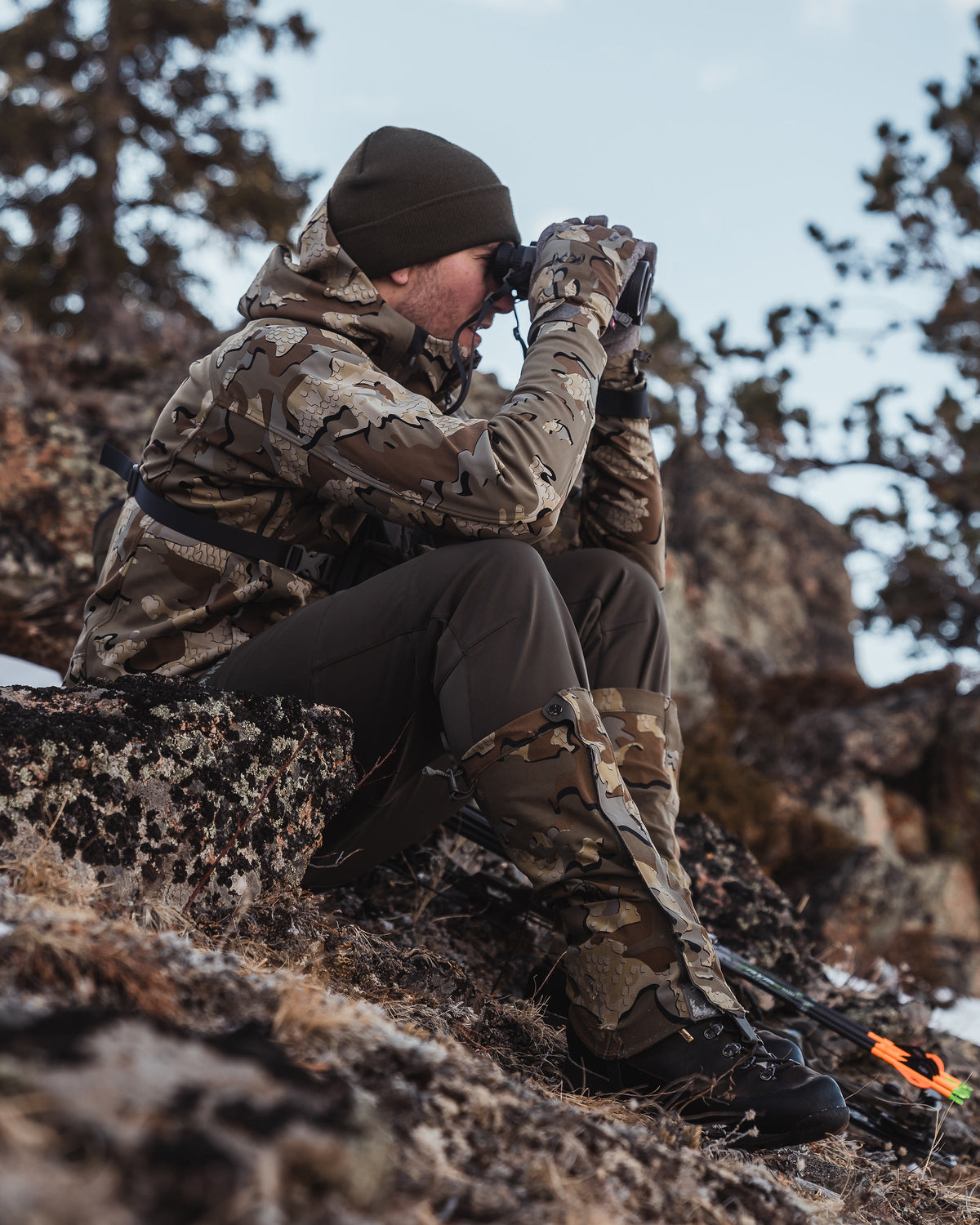 Axis Hybrid Hooded Jacket | Verde