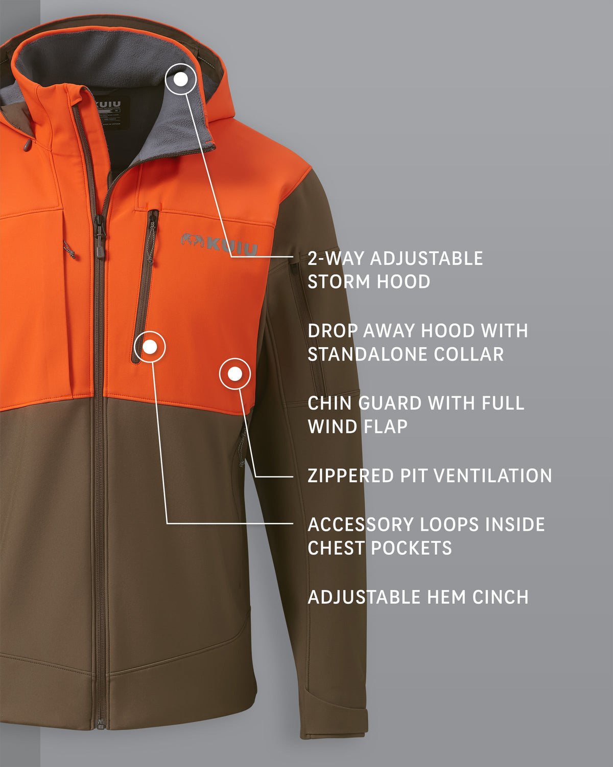 Guide PRO Hooded Jacket | Blaze Orange