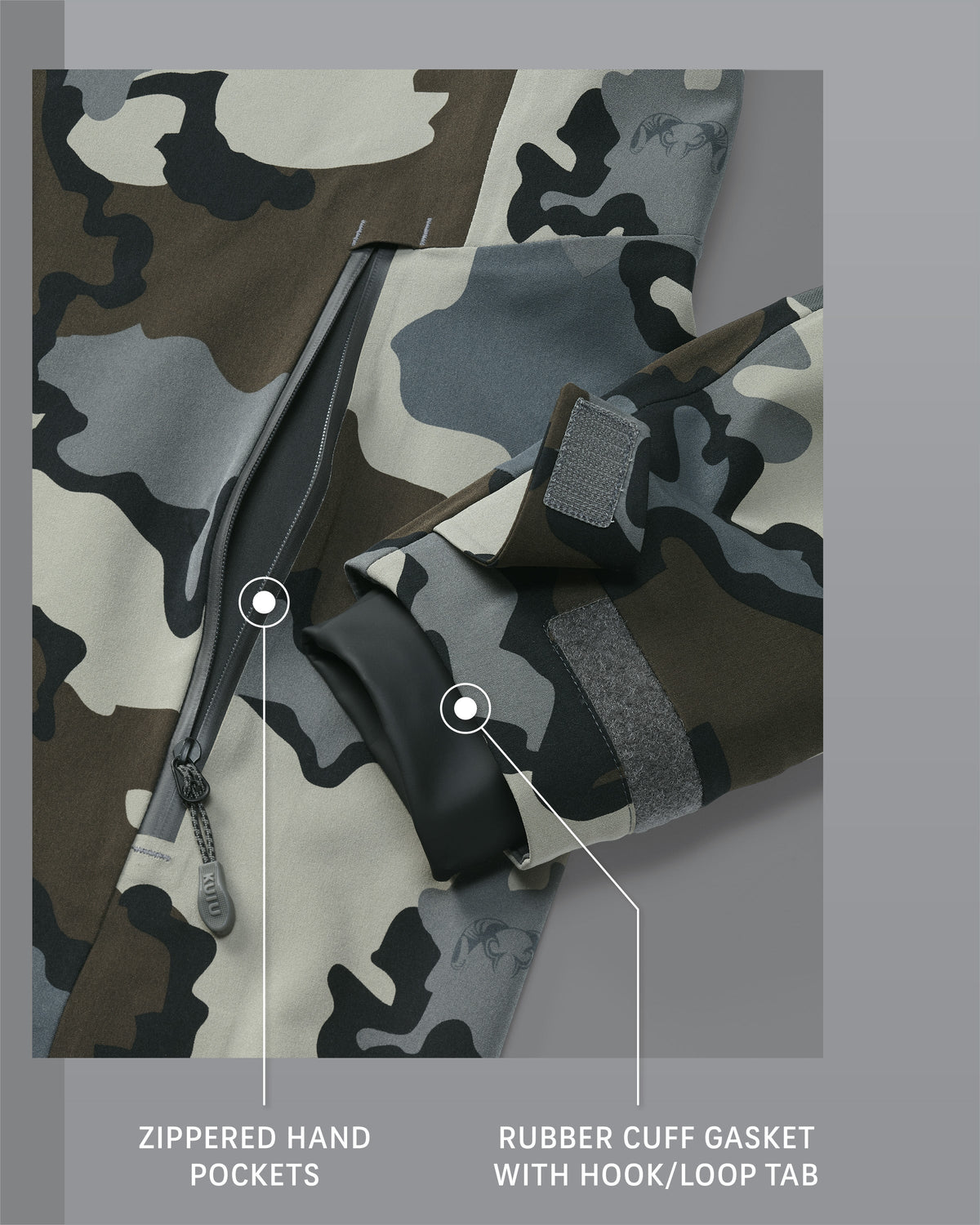 Yukon TR Rain Jacket | Ash
