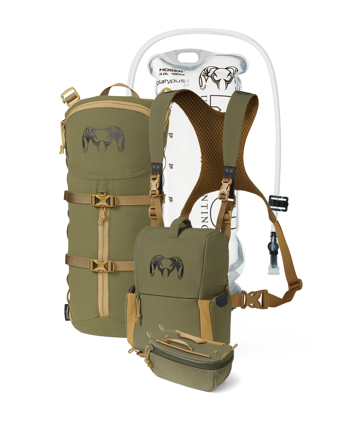PRO G3 Bino Hydration Set | Verde