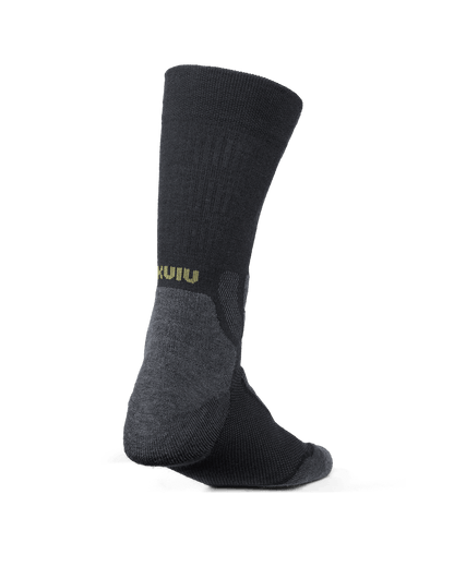 StrongWool Hybrid Crew Sock 3-Pair Pack | Grey Green