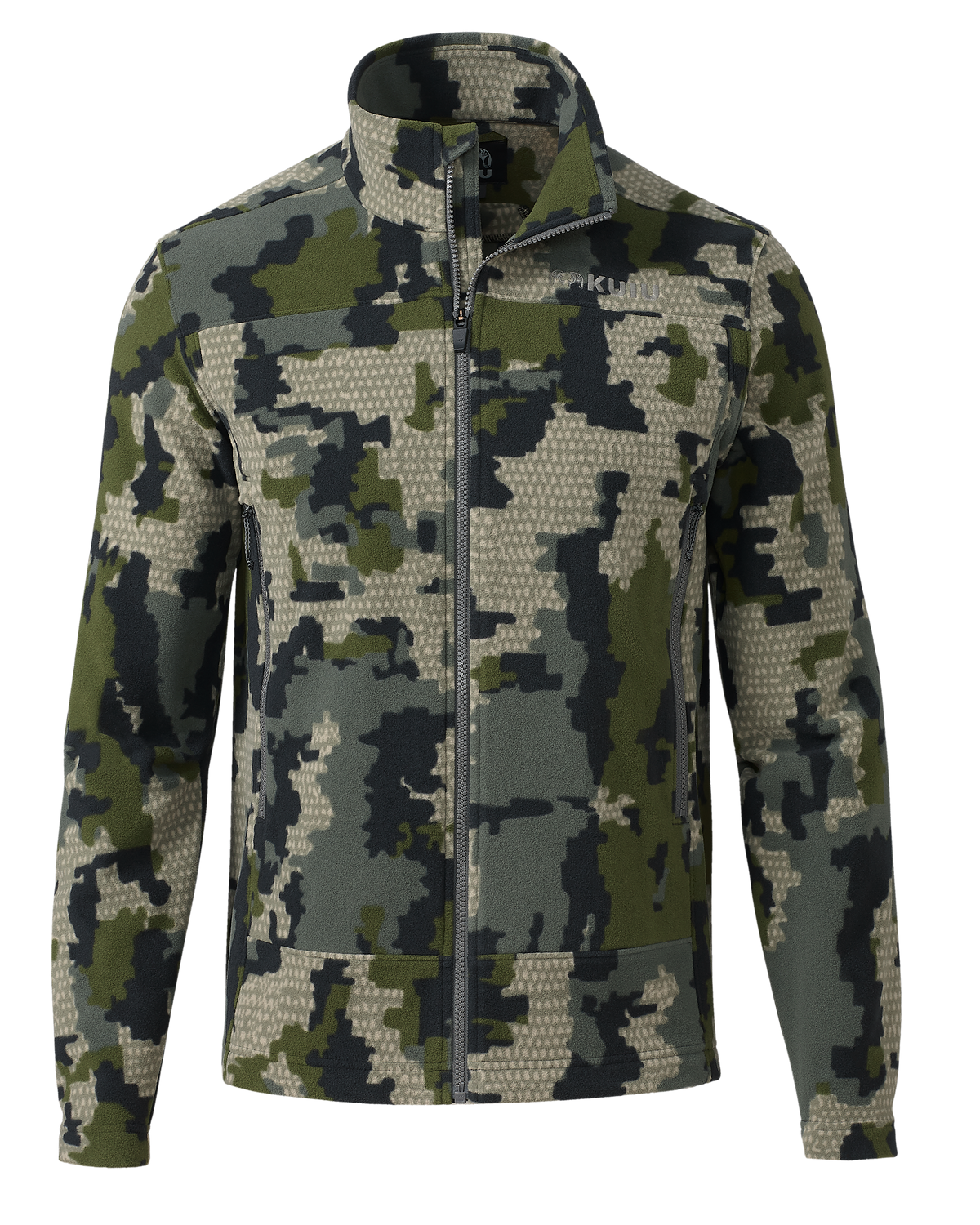 Border Fleece Full Zip | Ash