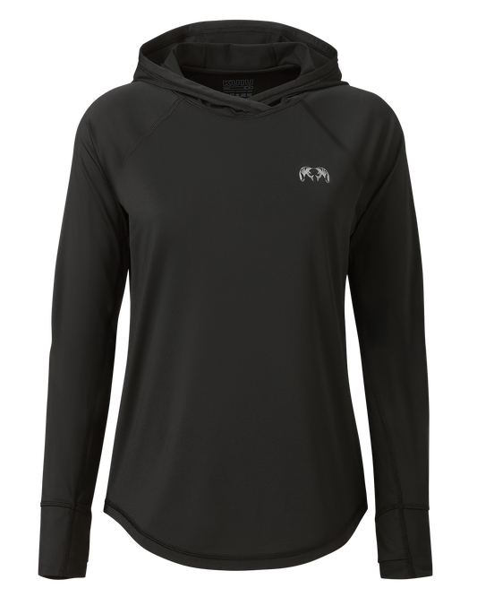 Women's Gila LS Hoodie | Black
